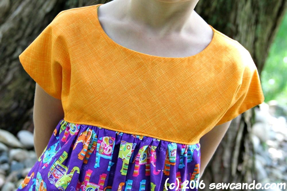 Sew Can Do Free Pattern Finds Girl's Izzy Top Pattern